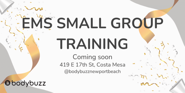 Small Group Training with EMS – Studio is now Open 